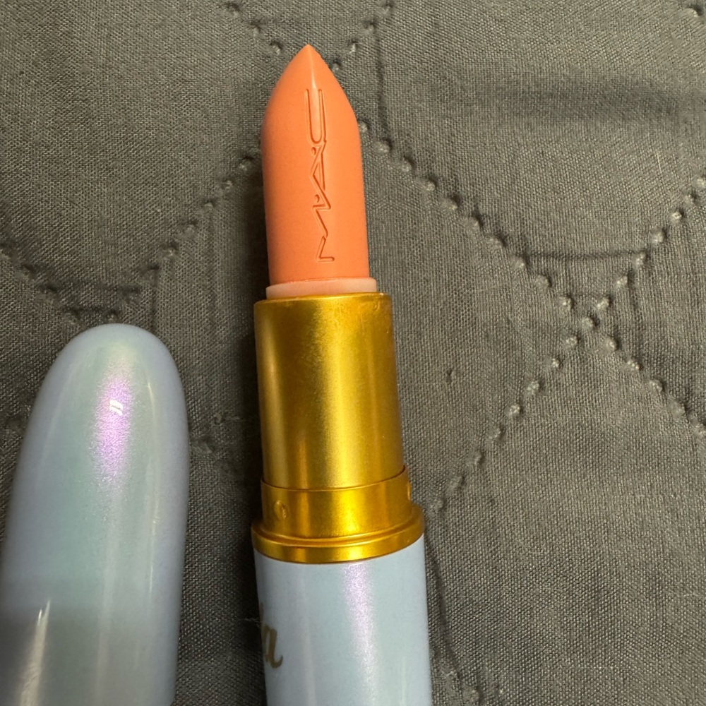 MAC Cinderella Peach Lipstick with Gold Tube